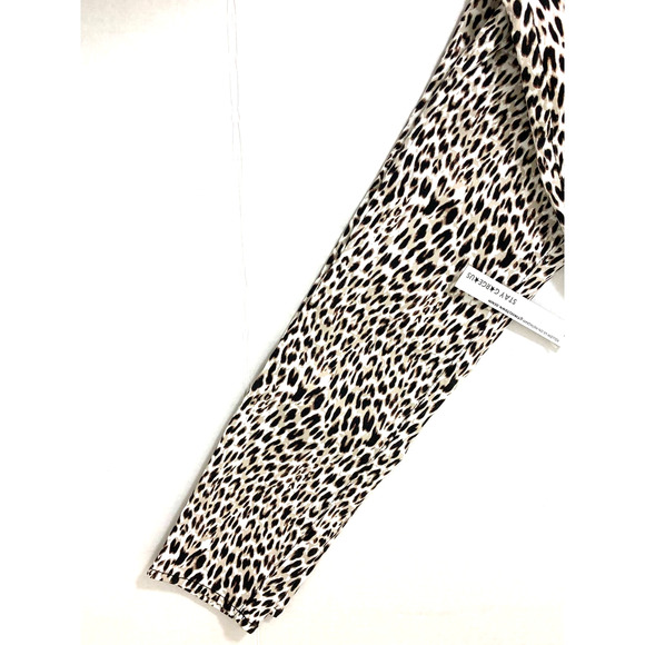 NEW! Animal Pattern HI-RISE Skinny Pants - Tinseltown Leopard Print Skinny Jeans - Picture 8 of 9